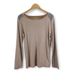 GAP The Bowery Super Soft Striped Long Sleeve T Shirt Size XL